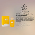 Gulf Orchid Mango Ice EDP 100ml luxury fragrance at best price, refreshing and sweet fruity scent - Perfumesouq Qatar