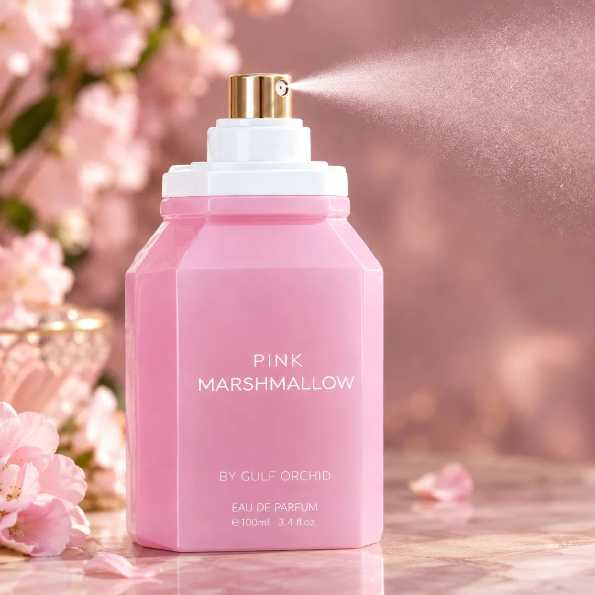 Original Gulf Orchid Pink Marshmallow Eau De Parfum 100ml authentic luxury fragrance at best price in Qatar - Perfumesouq Qatar