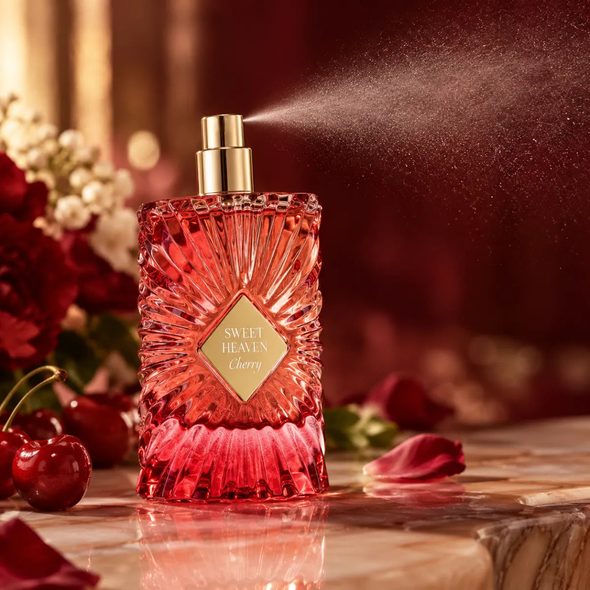 Original Gulf Orchid Sweet Heaven Cherry Eau De Parfum 100ml authentic luxury fragrance at best price in Qatar - Perfumesouq Qatar