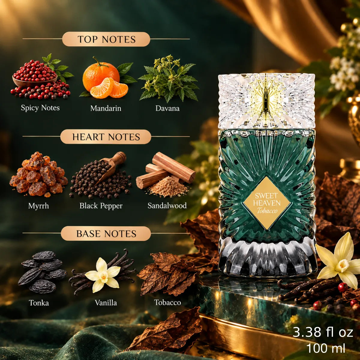 Authentic Gulf Orchid Sweet Heaven Tobacco Eau De Parfum 100ml for best price with fast delivery - Perfumesouq Qatar
