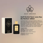 Gulf Orchid Toxic Love EDP 100ml luxury fragrance at best price in Qatar, authentic and genuine product - Perfumesouq Qatar