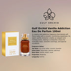 Gulf Orchid Vanilla Addiction EDP 100ml luxury fragrance Online at best price, warm vanilla and coconut scent - Perfumesouq Qatar
