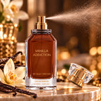 Gulf Orchid Vanilla Addiction Eau De Parfum 100ml for best price, elegant fragrance with amber and musk notes - Perfumesouq Qatar

