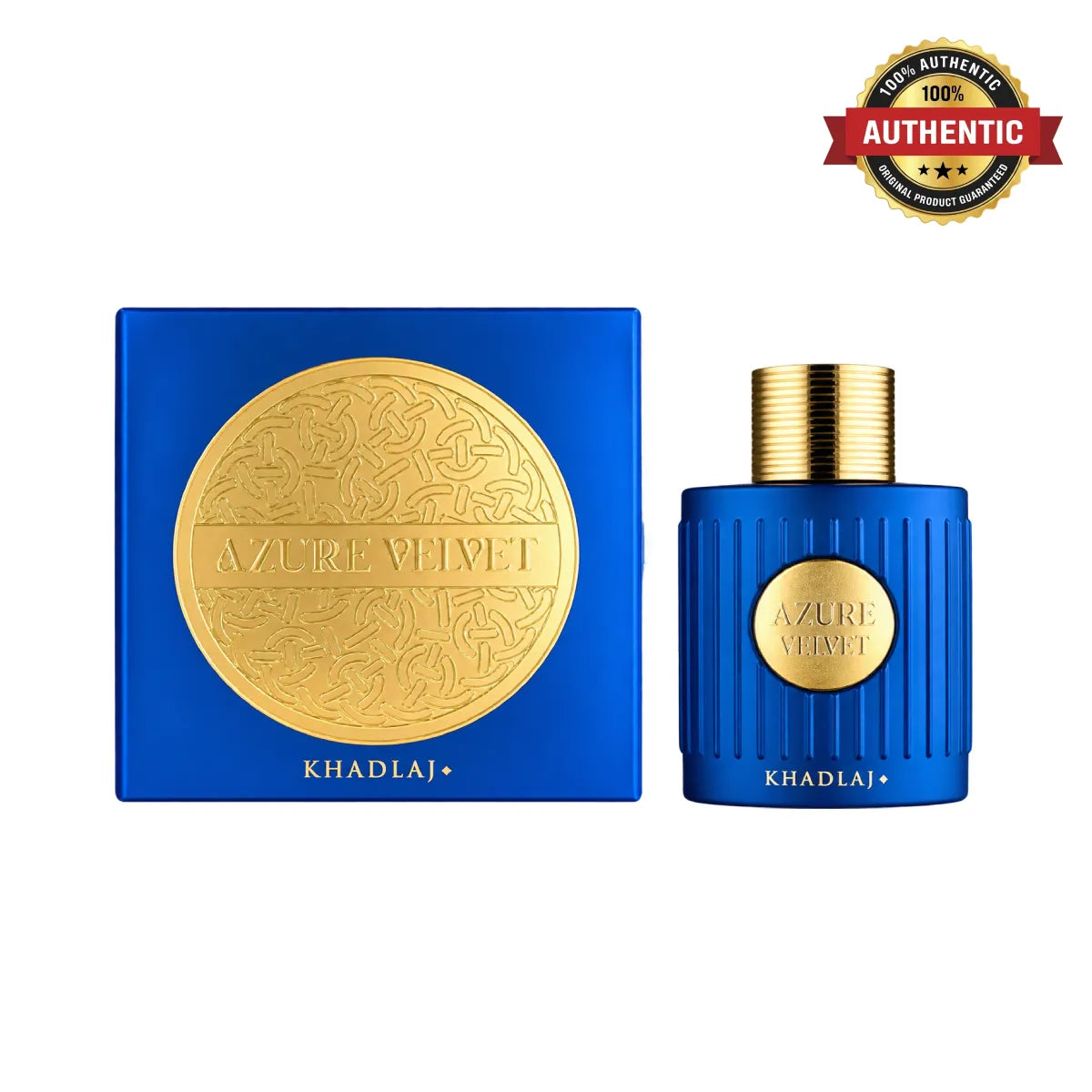 Khadlaj Azure Velvet Extrait De Parfum 100ml online at best price, premium sophisticated fragrance - Perfumesouq Qatar