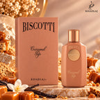 Buy Khadlaj Biscotti Caramel Pop Extrait De Parfum 100ml online from Perfumesouq, Doha, Qatar 