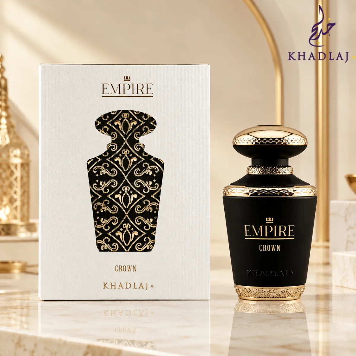 Buy Khadlaj Empire Crown Eau De Parfum 100ml from Perfumesouq, Doha, Qatar.
