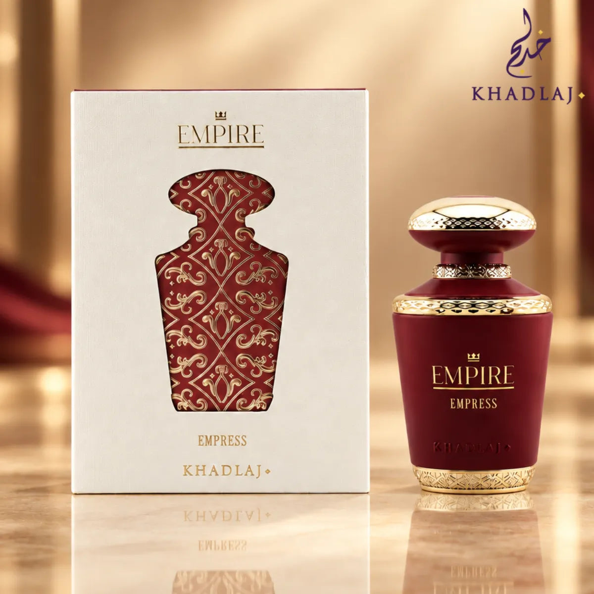 Buy Khadlaj Empire Empress Eau De Parfum 100ml from Perfumesouq, Doha, Qatar.