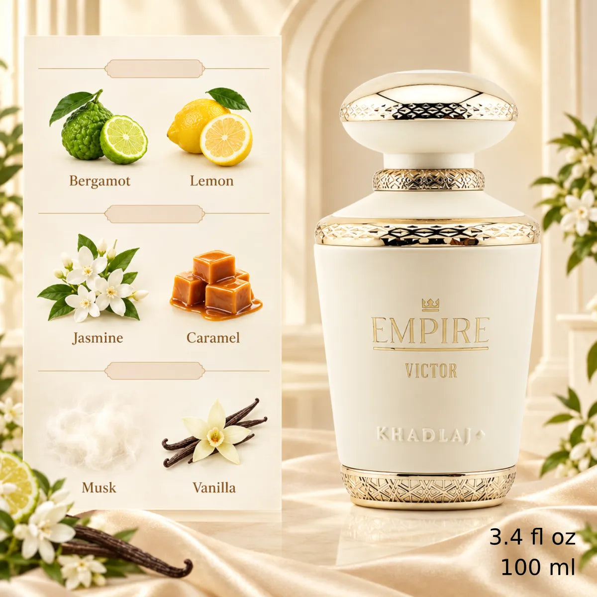 Authentic Khadlaj Empire Victor Eau De Parfum 100ml for best price with fast delivery - Perfumesouq Qatar