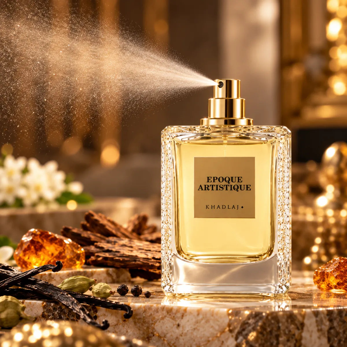 Original Khadlaj Epoque Artistique Eau De Parfum 100ml authentic luxury fragrance at best price - Perfumesouq Qatar