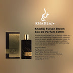Khadlaj Fursan Brown EDP 100ml luxury fragrance at best price in Qatar, authentic and genuine product - Perfumesouq Qatar