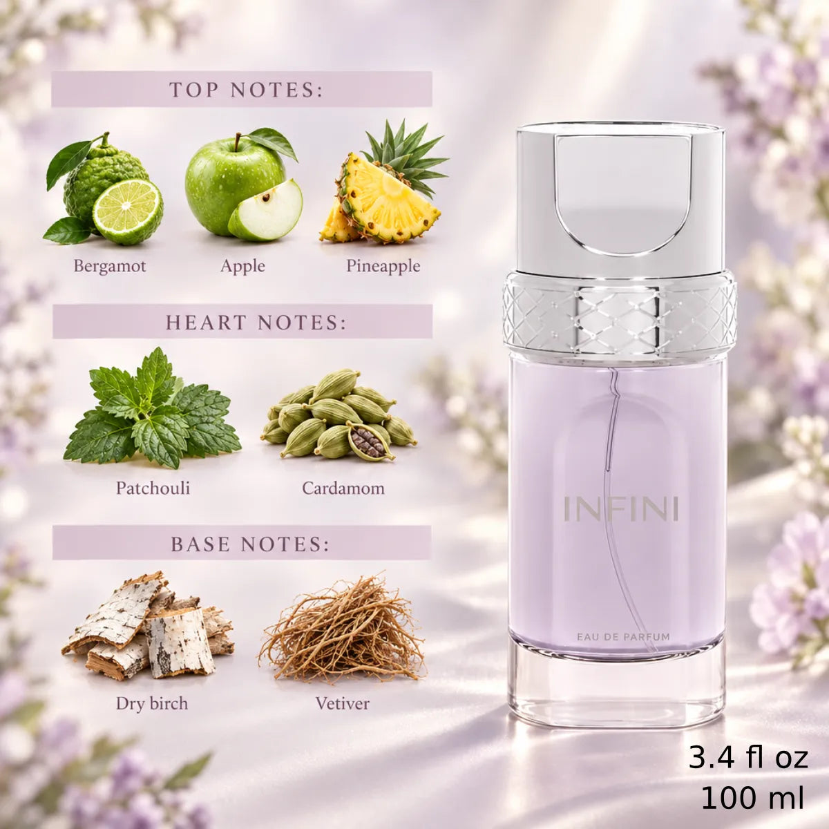 Authentic Khadlaj Infini Eau De Parfum 100ml for best price with fast delivery - Perfumesouq Qatar