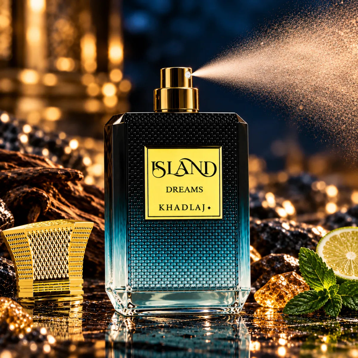 Original Khadlaj Island Dreams Extrait De Parfum 100ml authentic luxury fragrance at best price - Perfumesouq Qatar
