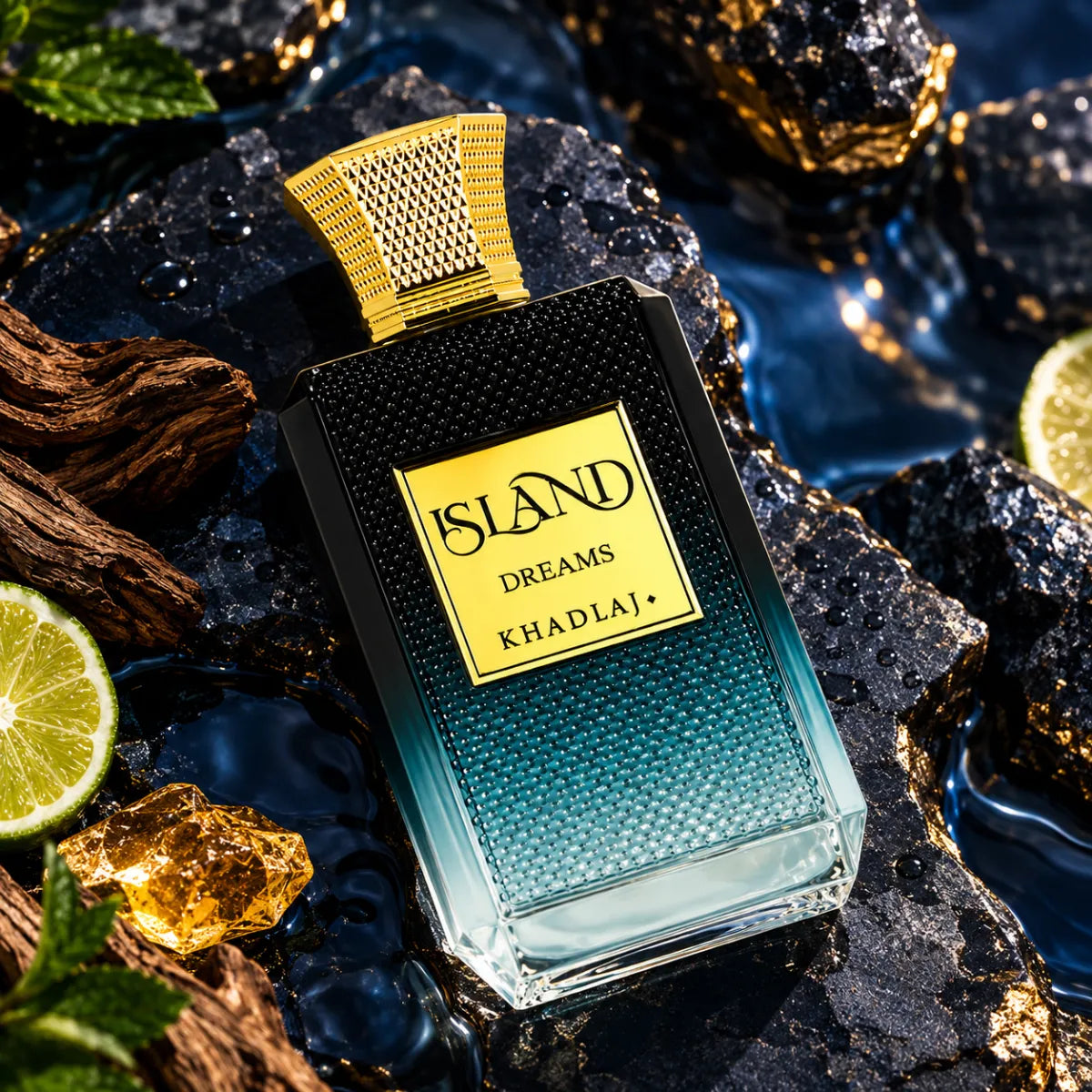 Khadlaj Island Dreams Extrait De Parfum 100ml for best price, elegant scent with lasting fragrance - Perfumesouq Qatar
