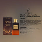 Khadlaj Island Vanilla Dunes Extrait 100ml luxury fragrance at best price, authentic and genuine product - Perfumesouq Qatar