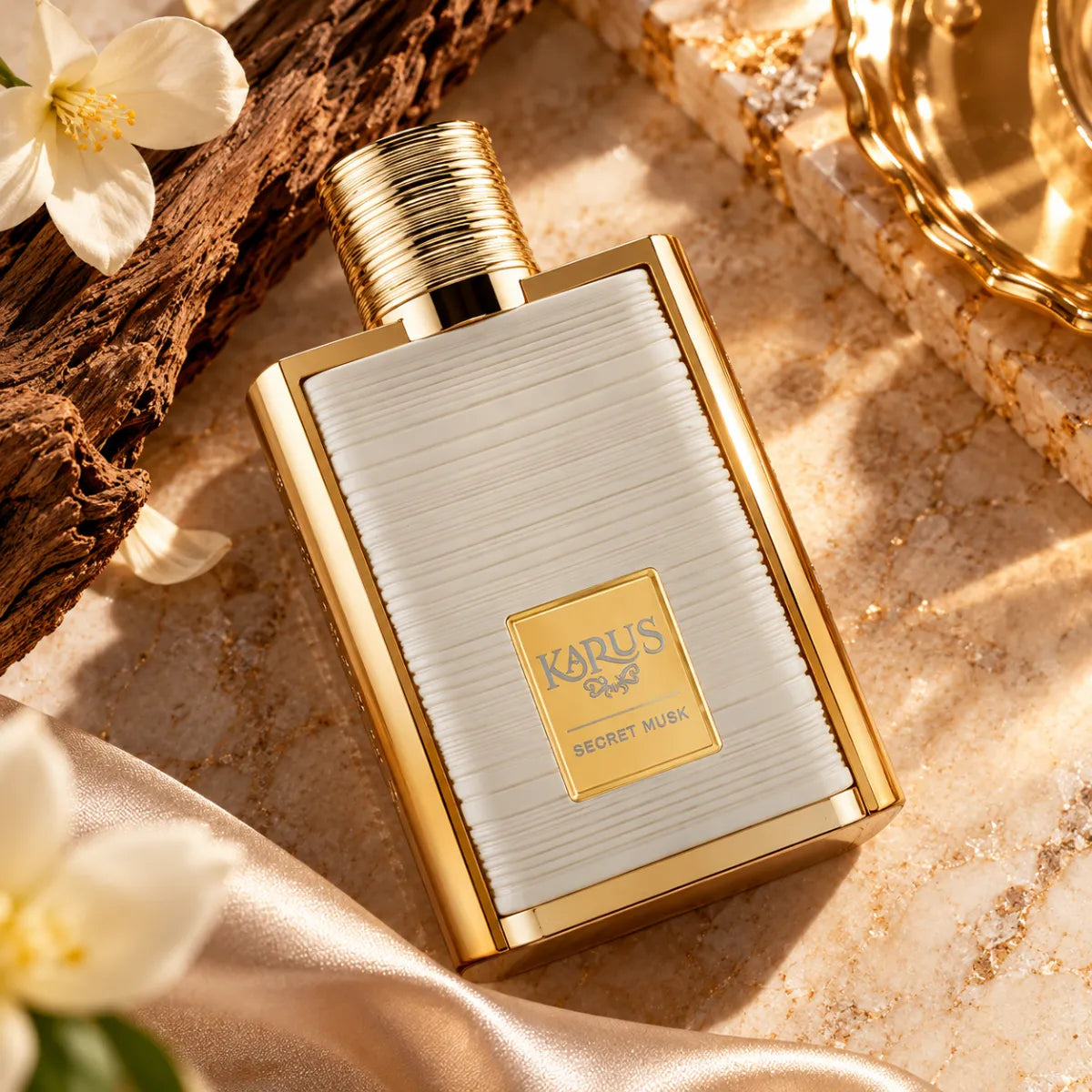 Khadlaj Karus Secret Musk Eau De Parfum 100ml for best price, elegant musk scent with lasting fragrance - Perfumesouq Qatar