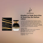 Khadlaj La Fede Aura Kiss Of Rose EDP 100ml luxury fragrance at best price, authentic and genuine product - Perfumesouq Qatar