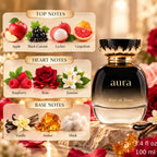 Authentic Khadlaj La Fede Aura Kiss Of Rose Eau De Parfum 100ml for best price with fast delivery - Perfumesouq Qatar