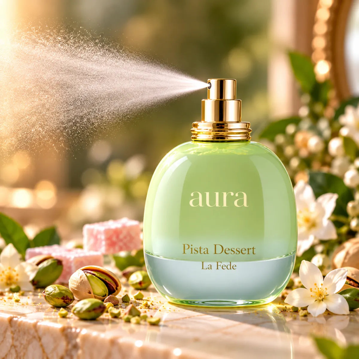 Original Khadlaj La Fede Aura Pista Dessert Eau De Parfum 100ml authentic luxury fragrance at best price - Perfumesouq Qatar