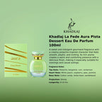 Khadlaj La Fede Aura Pista Dessert EDP 100ml luxury fragrance at best price, authentic and genuine product - Perfumesouq Qatar