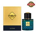 Khadlaj La Fede Intoxicate Blue Elixir Eau De Parfum 100ml online at best price, premium fresh fragrance - Perfumesouq Qatar