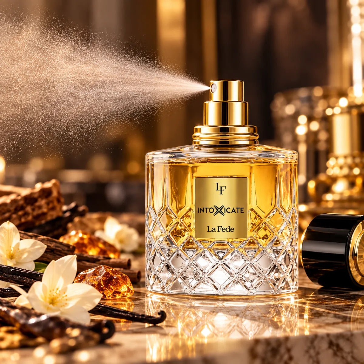 Original Khadlaj La Fede Intoxicate Eau De Parfum 100ml authentic luxury fragrance at best price - Perfumesouq Qatar