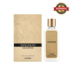Khadlaj La Fede Magnum Gold Edition Eau De Parfum 100ml Online at best price, premium sophisticated fragrance - Perfumesouq Qatar