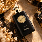 Khadlaj La Fede Opera Noir Lor Eau De Parfum 100ml for best price, elegant dark scent with lasting fragrance - Perfumesouq Qatar