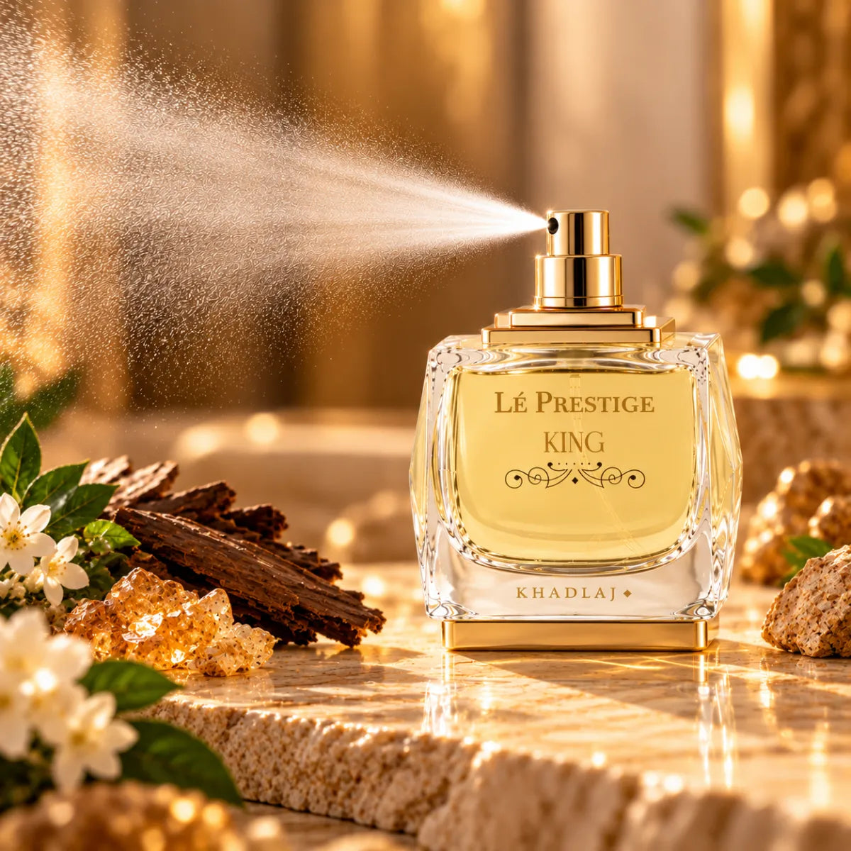 Original Khadlaj Le Prestige King Eau De Parfum 100ml authentic luxury fragrance at best price in Qatar - Perfume Souq Qatar