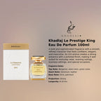 Khadlaj Le Prestige King EDP 100ml luxury fragrance at best price, authentic and genuine product - Perfumesouq Qatar