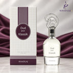 Buy Khadlaj Oud Pour Klassik Eau De Parfum 100ml from Perfumesouq, Doha, Qatar.