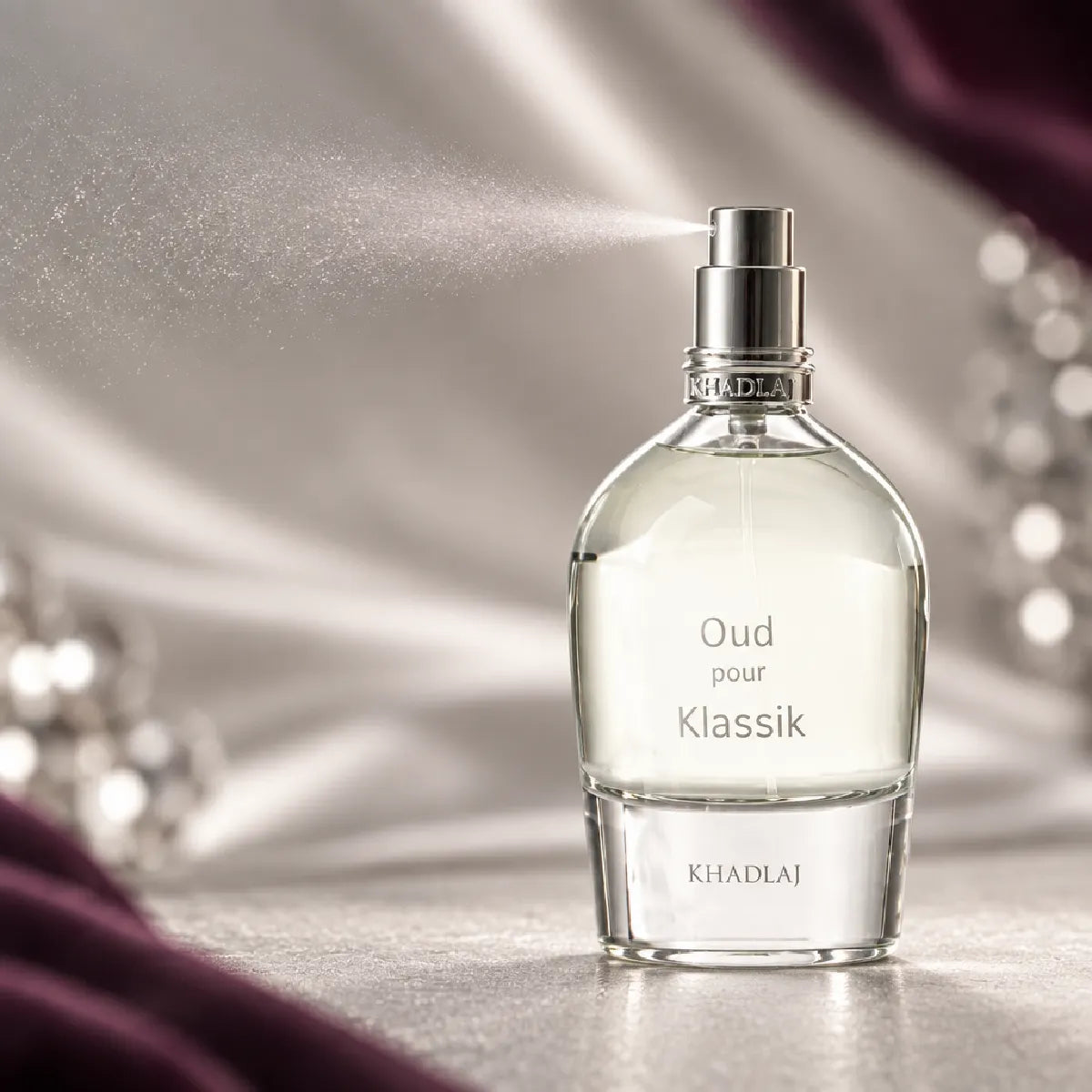 Original Khadlaj Oud Pour Klassik Eau De Parfum 100ml authentic luxury fragrance at best price in Qatar - Perfumesouq Qatar