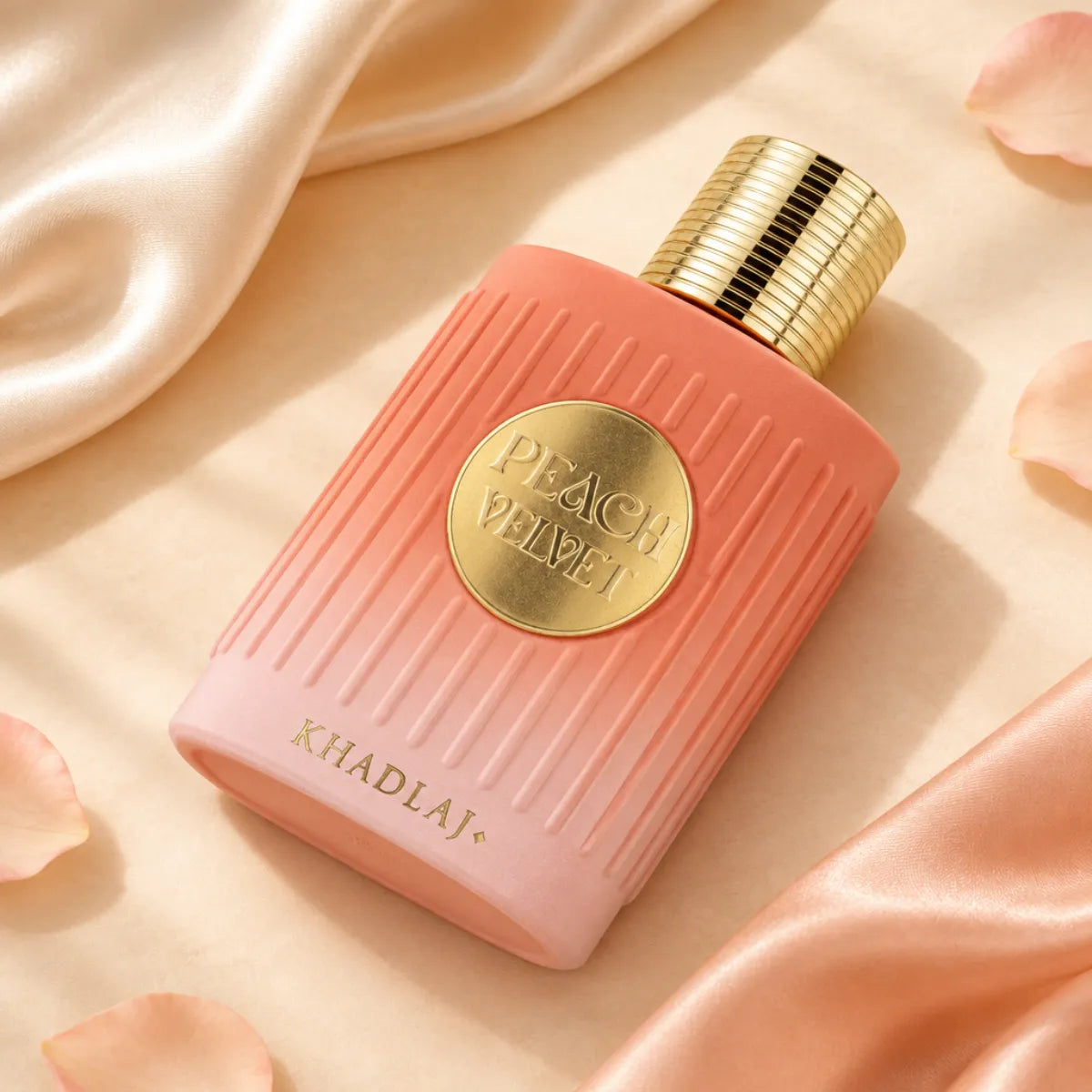 Khadlaj Peach Velvet Extrait 100ml luxury fragrance at best price in Qatar, authentic and genuine product - Perfumesouq Qatar