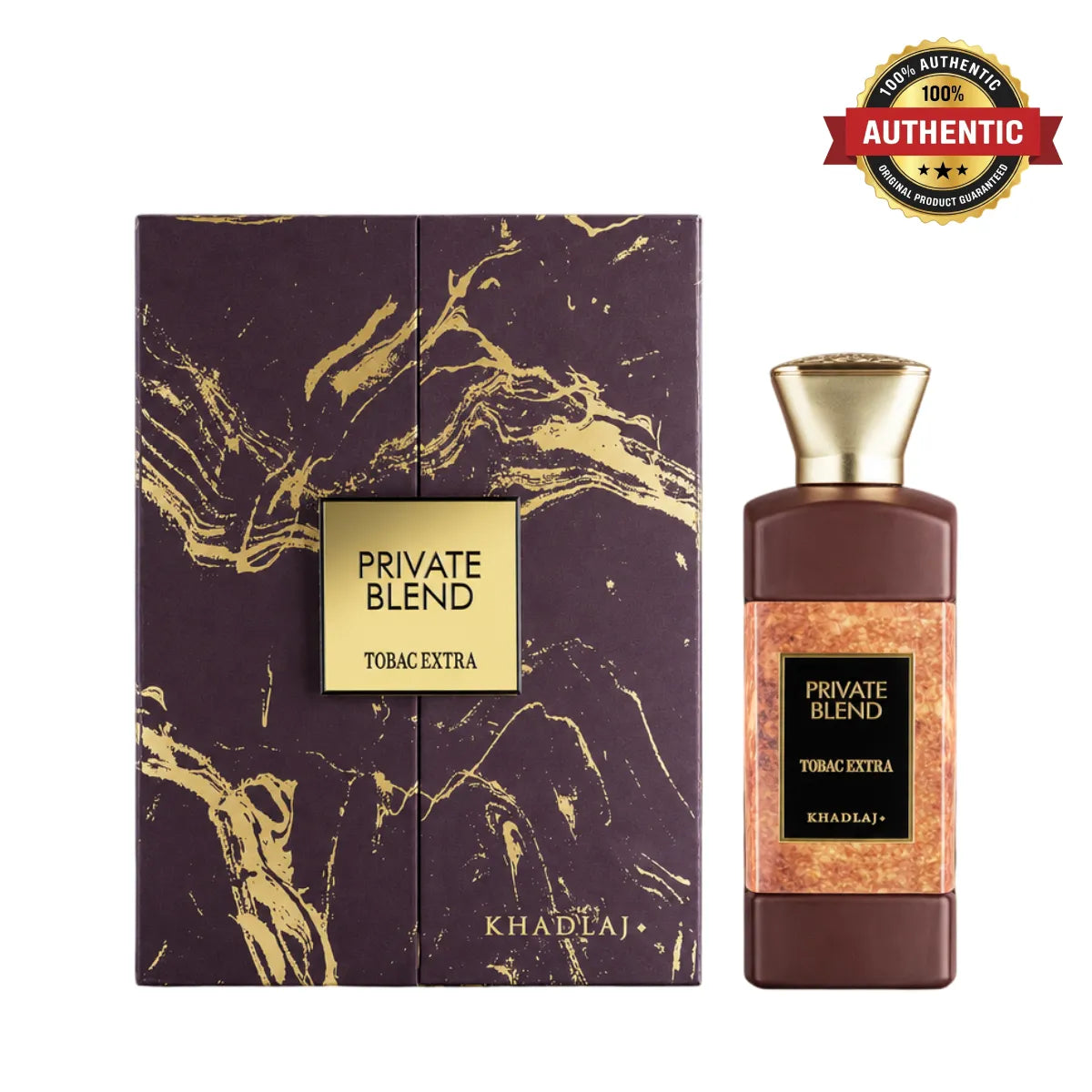 Khadlaj Private Blend Tobac Extra Extrait De Parfum 100ml online in Qatar at best price, premium fragrance - Perfumesouq Qatar