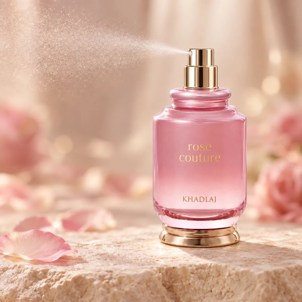 Original Khadlaj Rose Couture Eau De Parfum 100ml authentic luxury fragrance at best price in Qatar - Perfumesouq Qatar