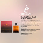 Khadlaj Titan EDP 100ml luxury fragrance at best price in Qatar, authentic and genuine product - Perfumesouq Qatar