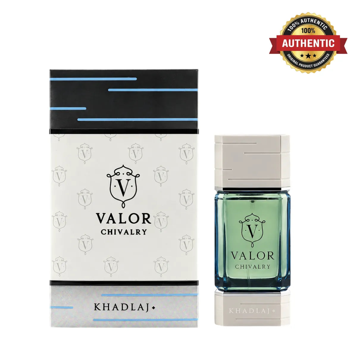 Khadlaj Valor Chivalry Eau De Parfum 100ml online in Qatar at best price, premium fragrance - Perfumesouq Qatar