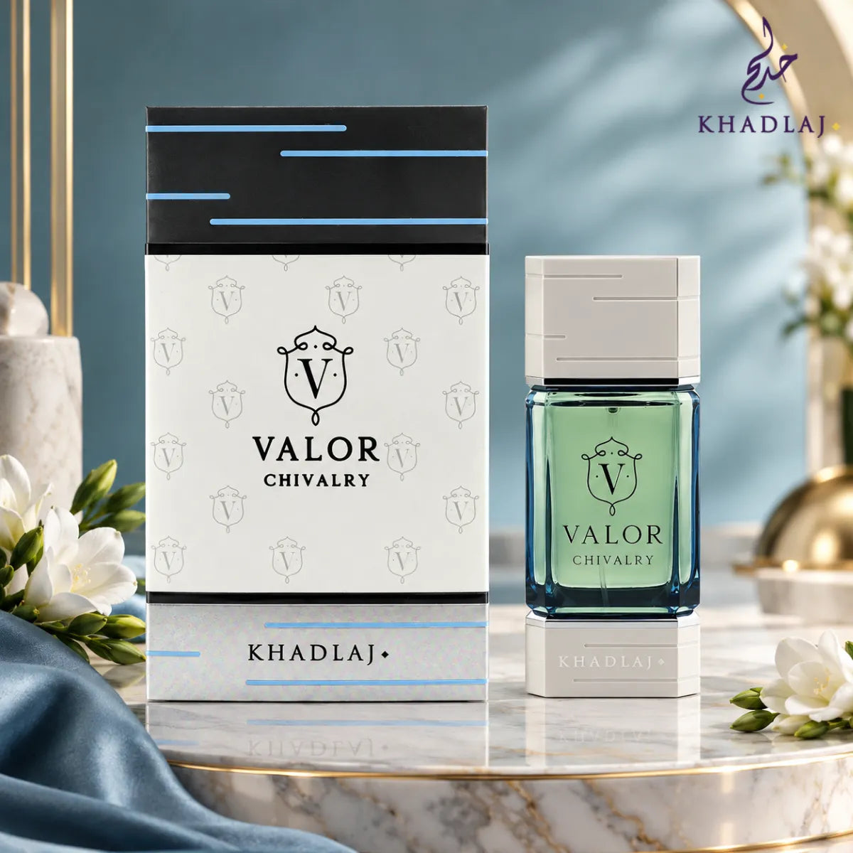 Buy Khadlaj Valor Chivalry Eau De Parfum 100ml from Perfumesouq, Doha, Qatar.