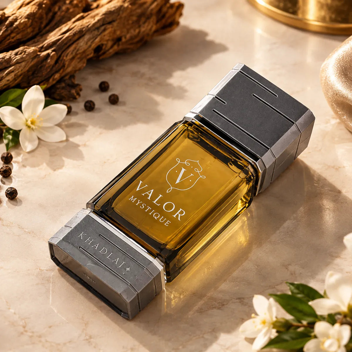 Khadlaj Valor Mystique EDP 100ml luxury fragrance at best price in Qatar, authentic and genuine product - Perfumesouq Qatar