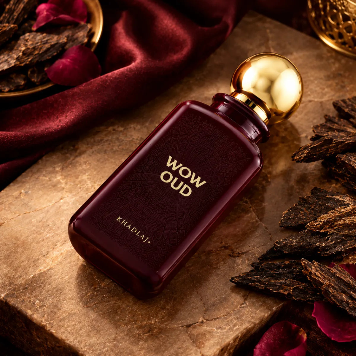 Khadlaj Wow Oud EDP 100ml luxury fragrance at best price in Qatar, authentic and genuine product - Perfumesouq Qatar