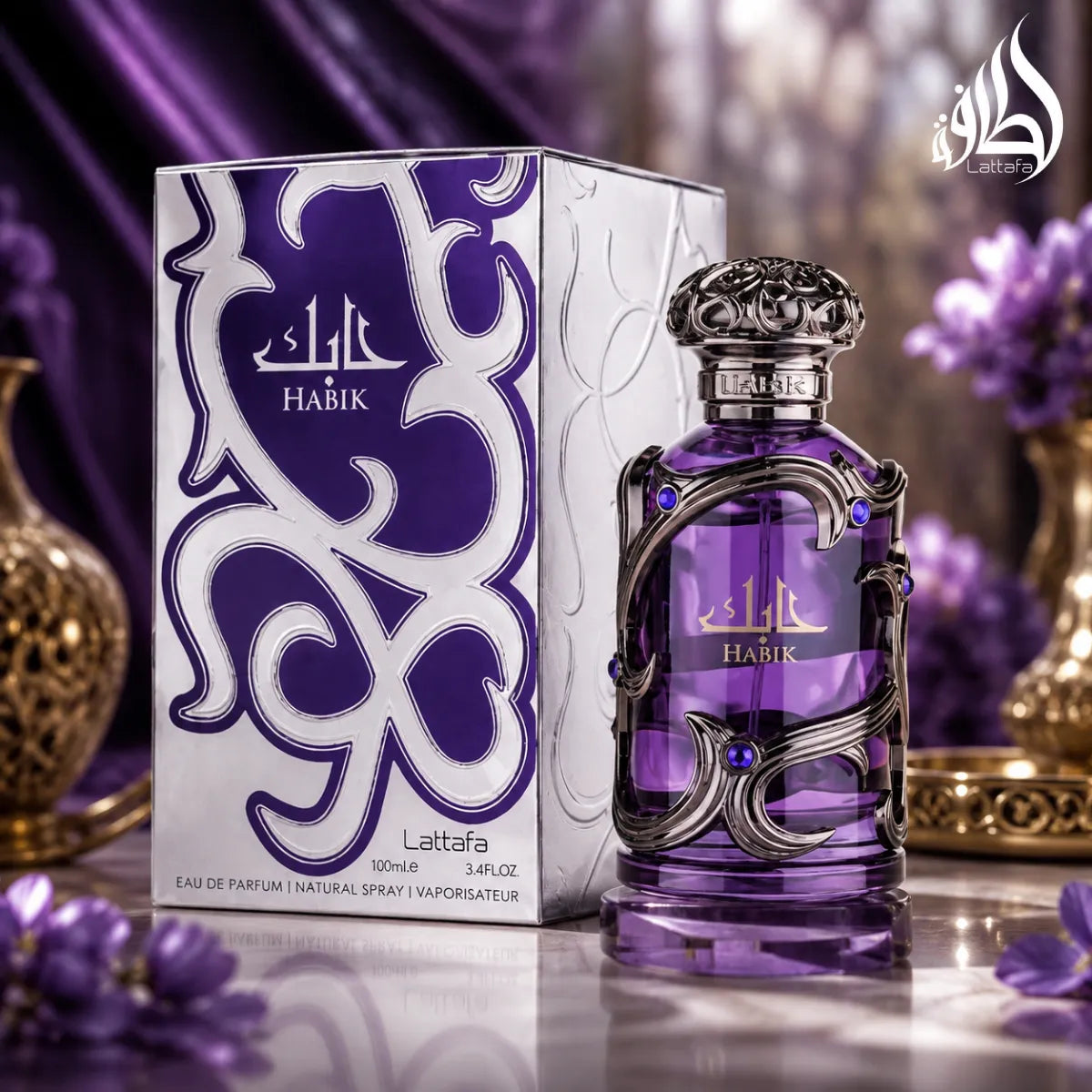 Buy Lattafa Habik Men Eau De Parfum 100ml from Perfumesouq, Doha, Qatar