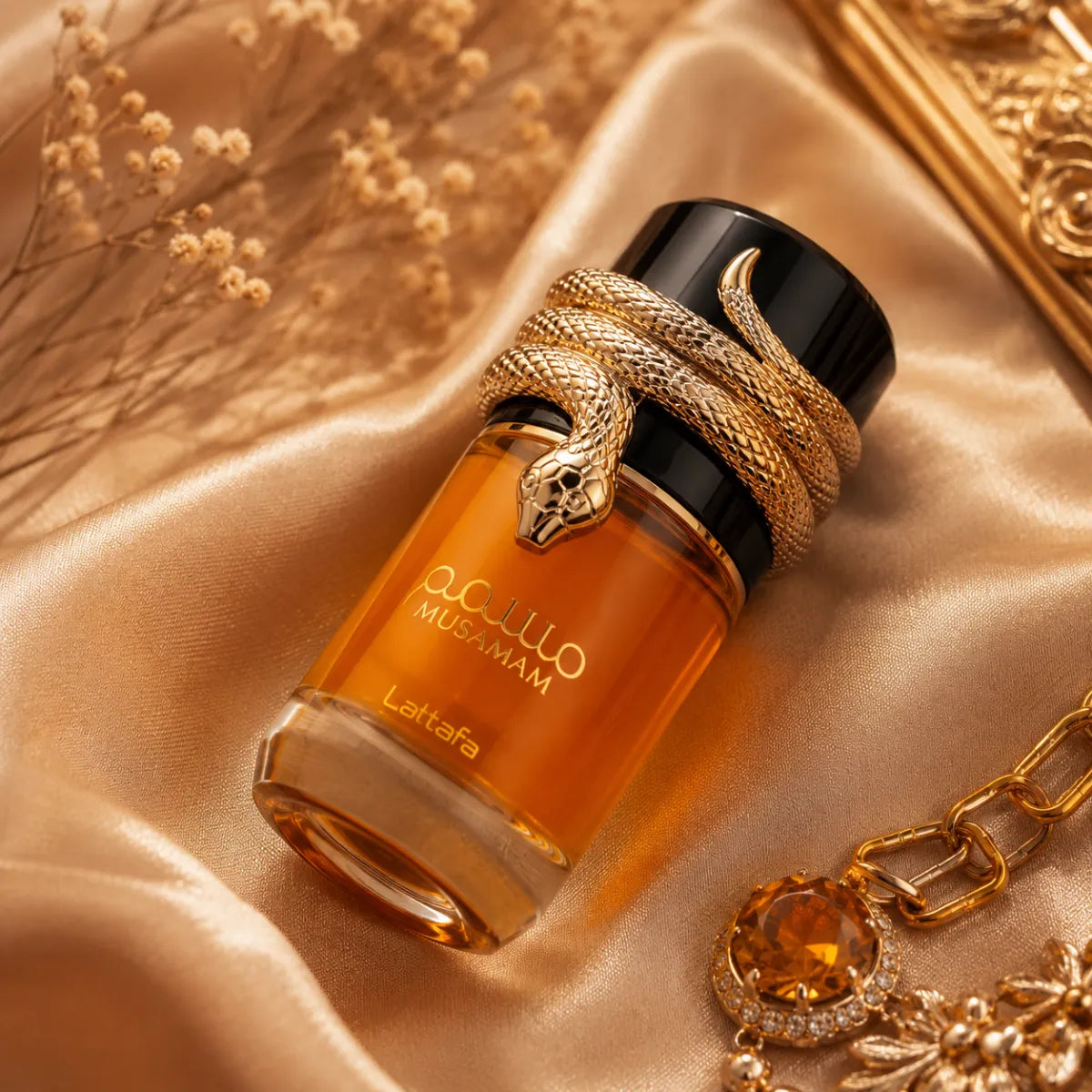 Lattafa Musamam Eau De Parfum 100ml for best price, elegant spicy scent with lasting fragrance - Perfumesouq Qatar