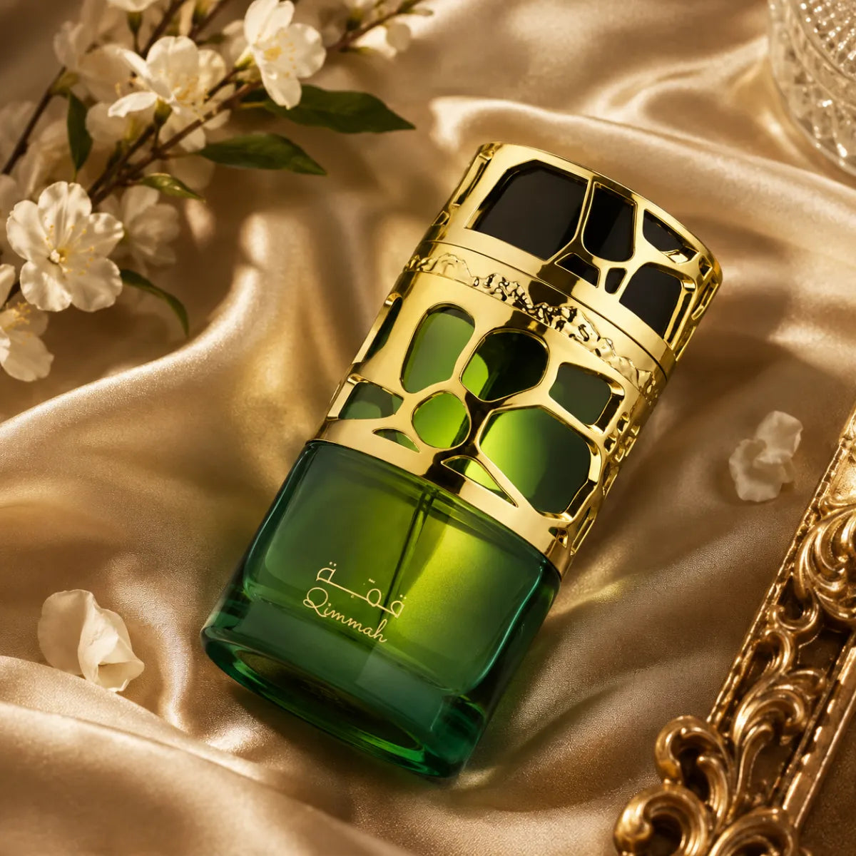Lattafa Qimmah Women Eau De Parfum 100ml for best price, sophisticated feminine scent with lasting fragrance - Perfumesouq Qatar
