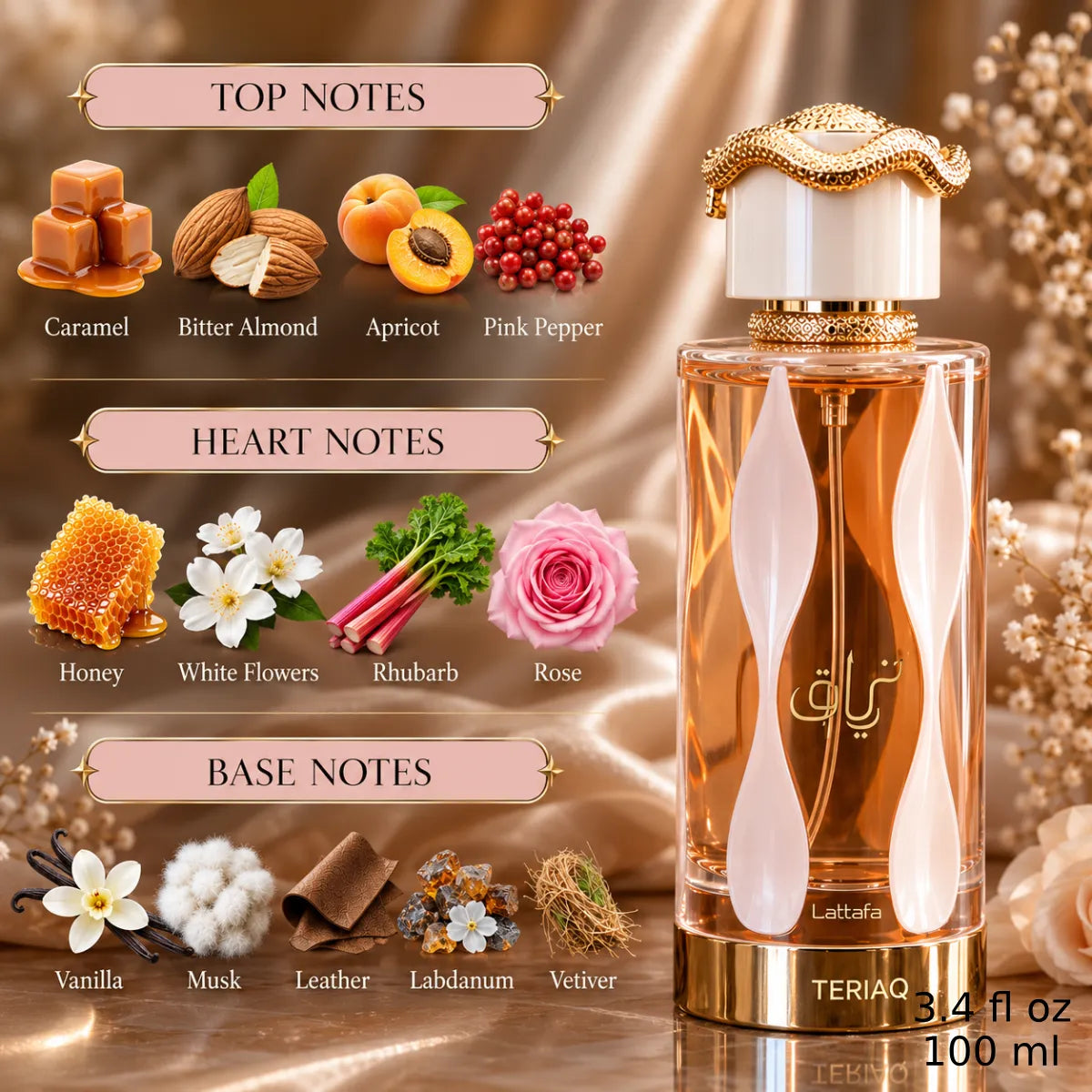 Authentic Lattafa Teriaq Eau De Parfum 100ml for best price with fast delivery - Perfumesouq Qatar