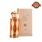 Lattafa Teriaq Eau De Parfum 100ml online at best price, caramel and vanilla fragrance - Perfumesouq Qatar