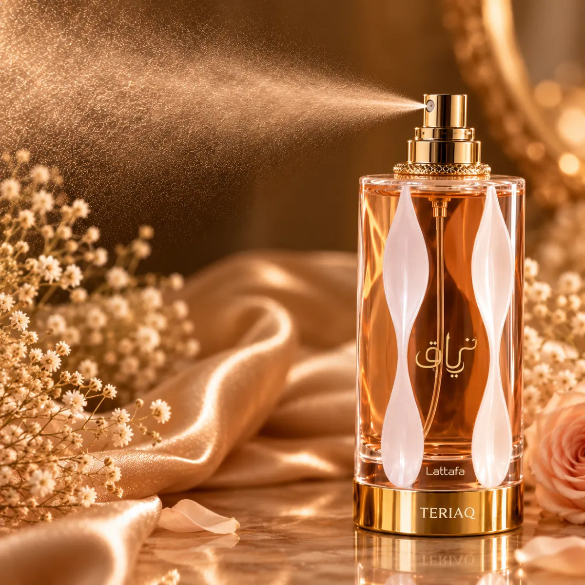 Original Lattafa Teriaq Eau De Parfum 100ml authentic luxury fragrance at best price - Perfumesouq Qatar