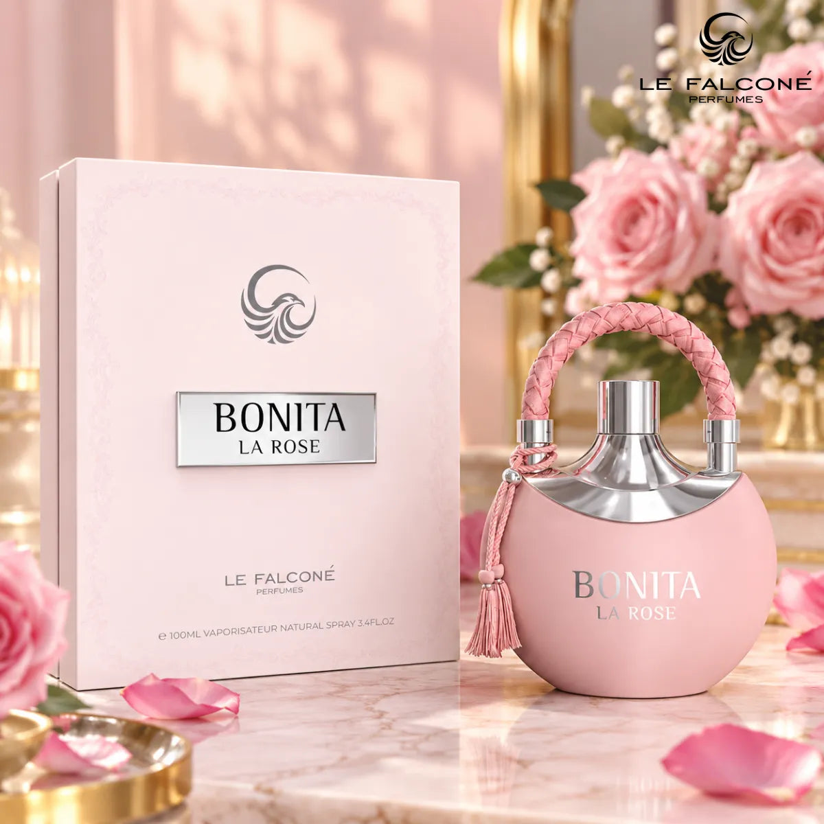 Buy Le Falcone Bonita La Rose Eau De Parfum 100ml from Perfumesouq, Doha, Qatar.