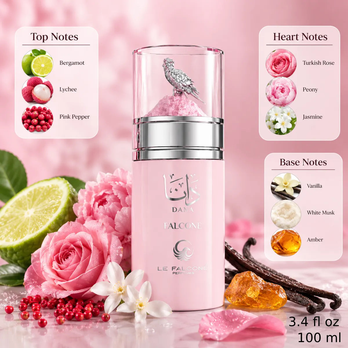 Authentic Le Falcone Dana Eau De Parfum 100ml for best price with fast delivery - Perfume Souq Qatar