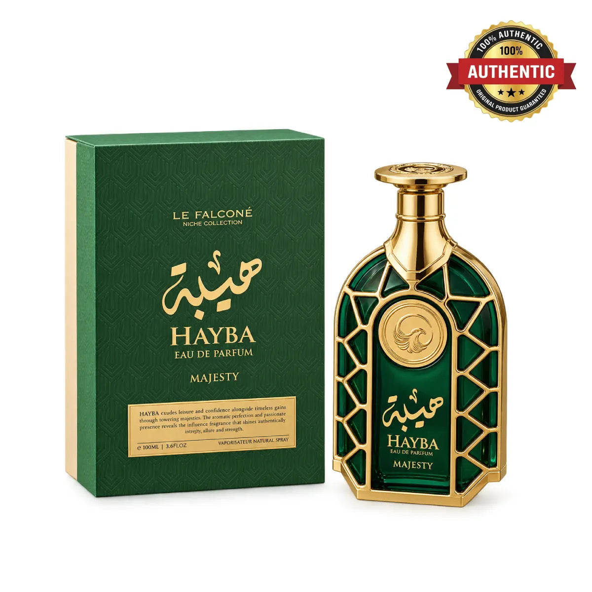 Le Falcone Hayba Majesty Eau De Parfum 100ml online in Qatar at best price, premium fragrance - Perfumesouq Qatar