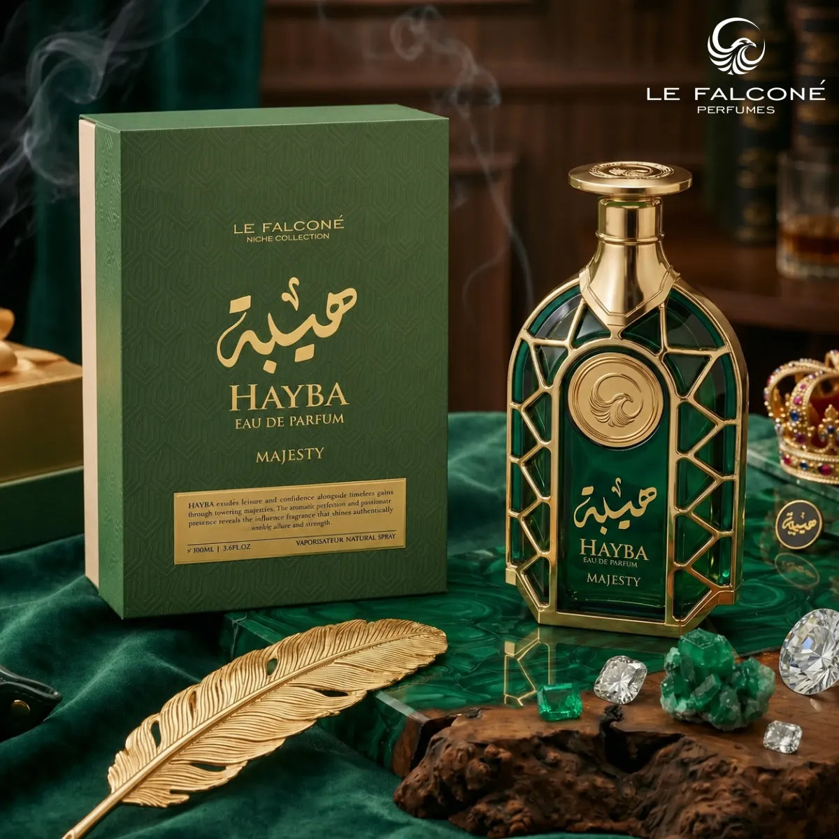 Buy Le Falcone Hayba Majesty Eau De Parfum 100ml from Perfumesouq, Doha, Qatar.