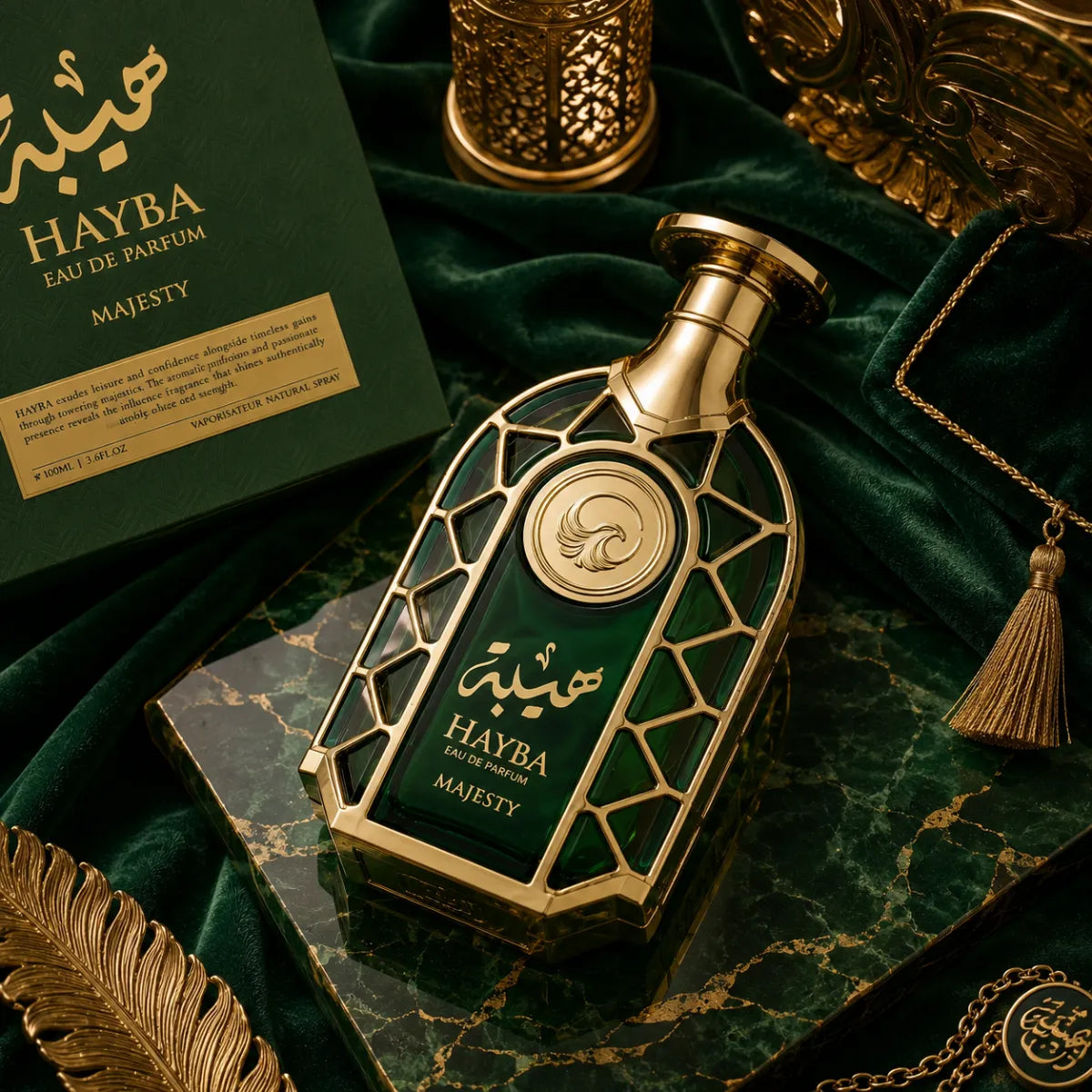 Le Falcone Hayba Majesty Eau De Parfum 100ml for best price in Qatar, elegant fragrance with lasting scent - Perfumesouq Qatar